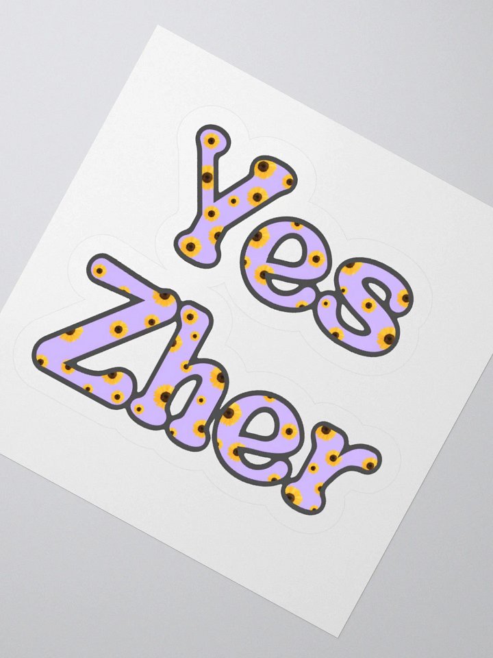 YES ZHER STICKER product image (5)