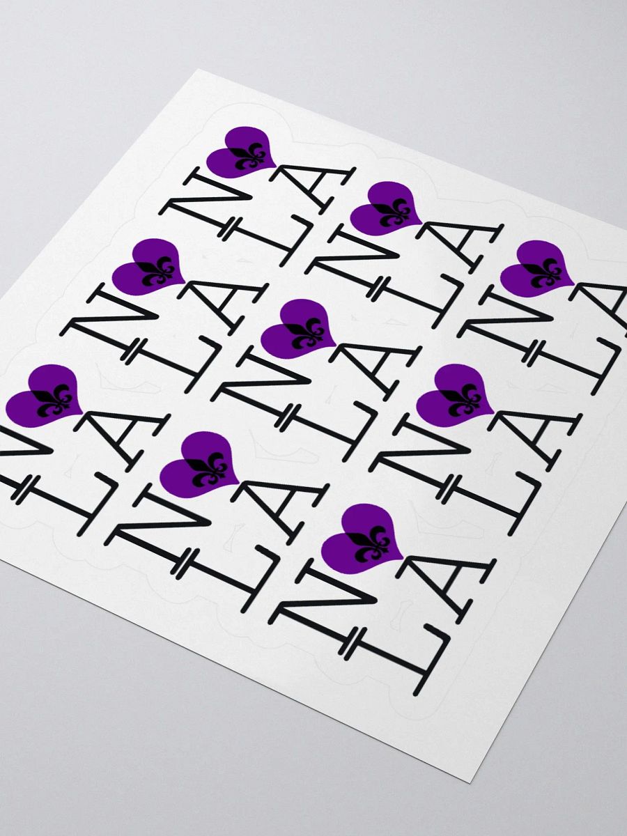 I LOVE NOLA **LEGACY STICKER** (PURPLE HEART) product image (3)