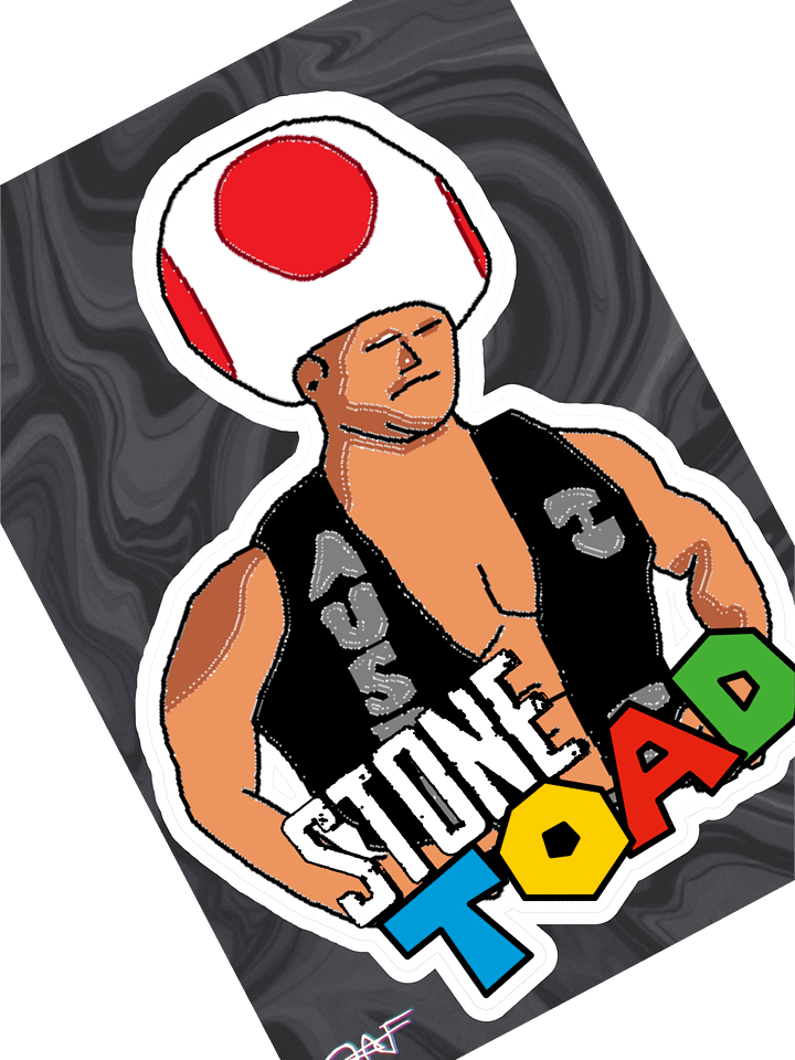 GIANT Stone Toad Sticker product image (1)