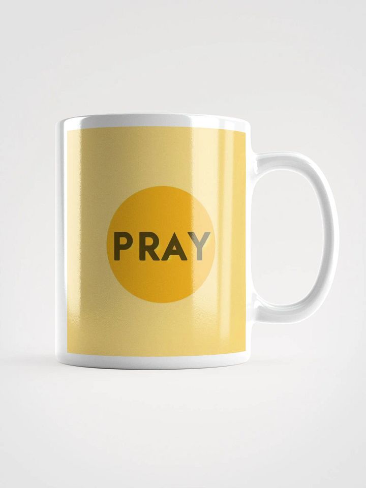 Yellow Pray Mug product image (1)