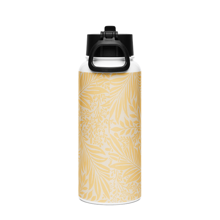 Golden Botanical Bliss Stainless Steel Water Bottle product image (2)