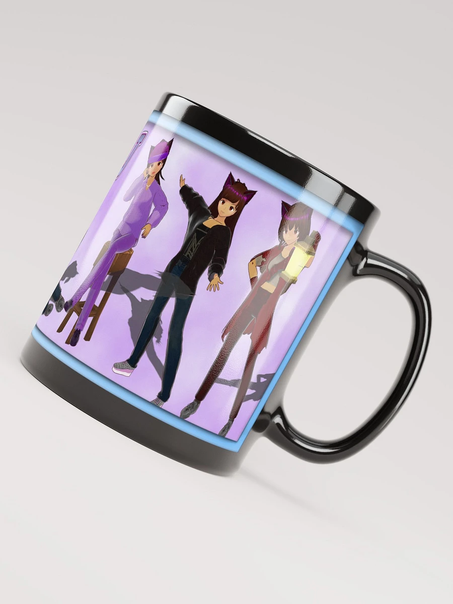 Cat Girls Black Glossy Mug by Mugz product image (3)