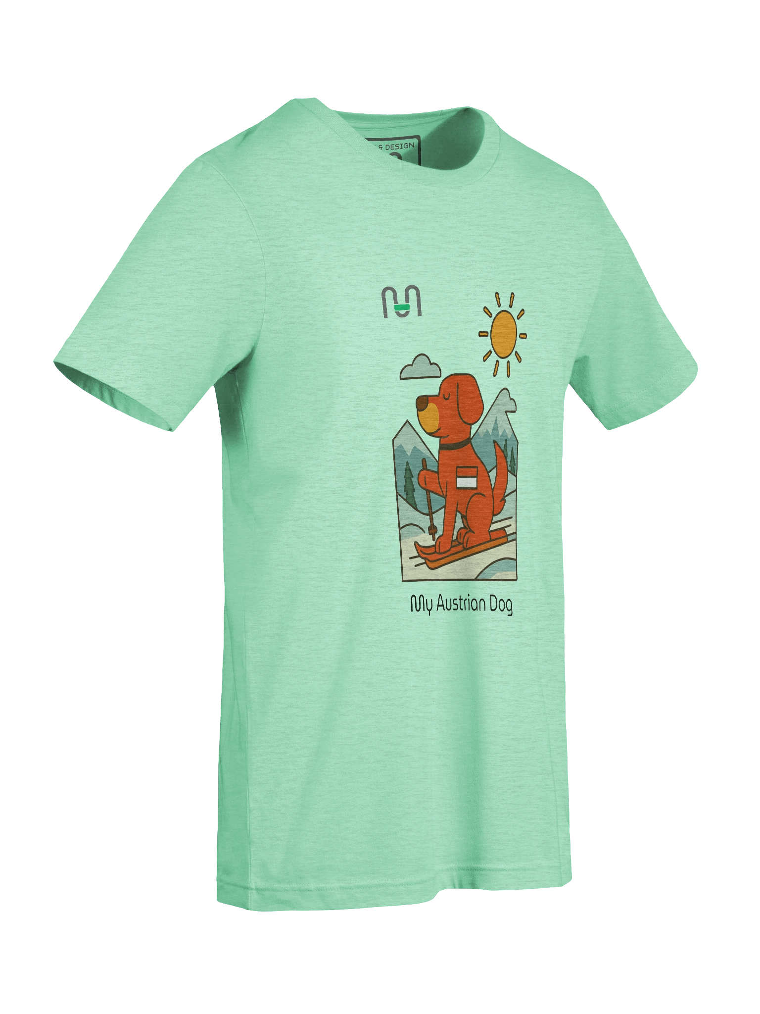 Alpine Pup – Austrian Ski Adventure Tee – M Style - M-Art & Design product image (69)