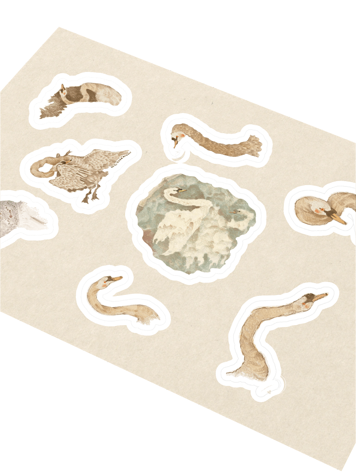 Schwäne 2024 stickersheet product image (2)