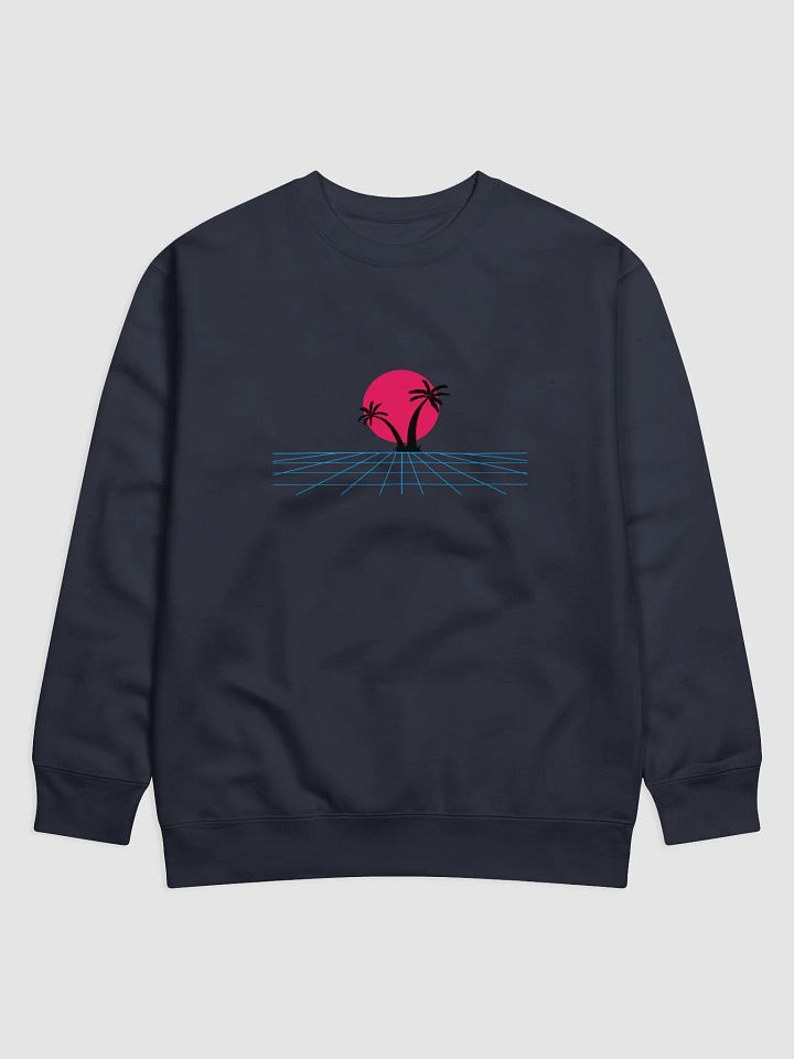 Retro Futuristic Palm Trees Sweatshirt product image (1)