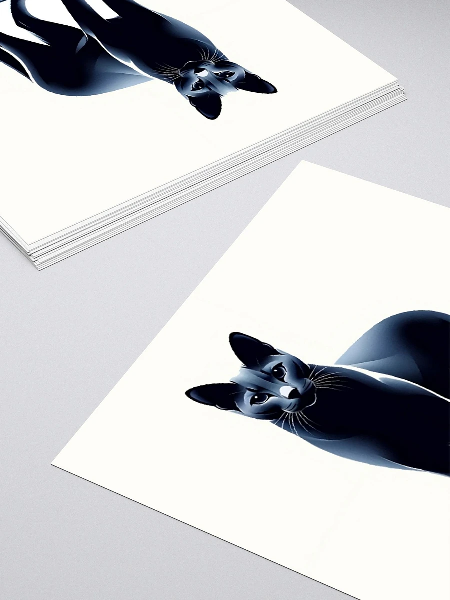 Kiss Cut Stickers: Russian Blue Monochrome product image (4)