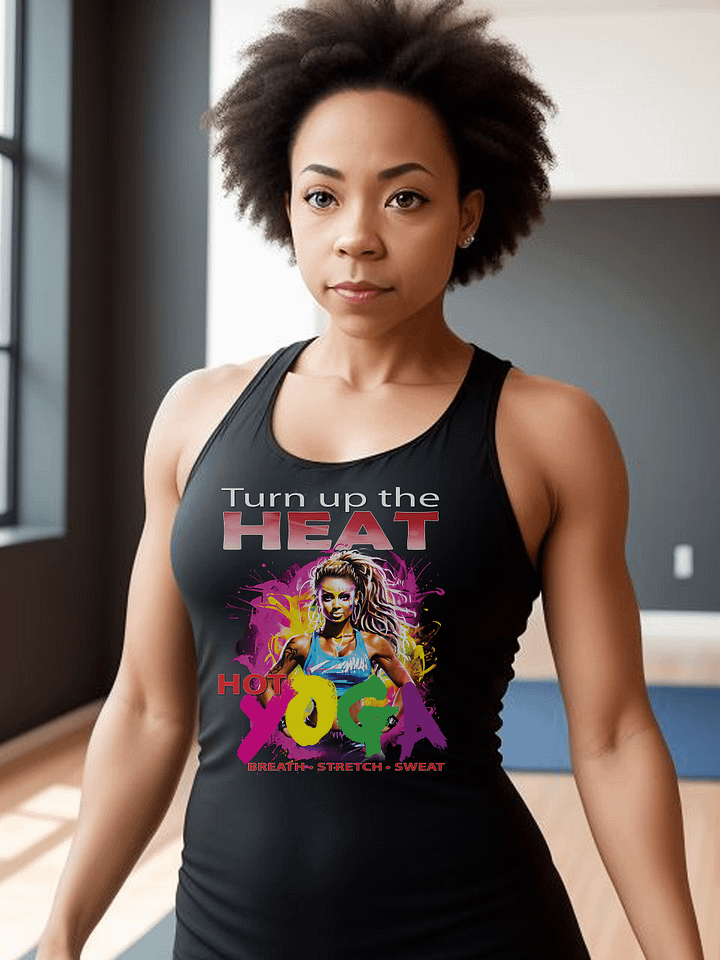 Turn Up The Heat Hot Yoga Fitness Dance Class Instructor Tank Top product image (2)