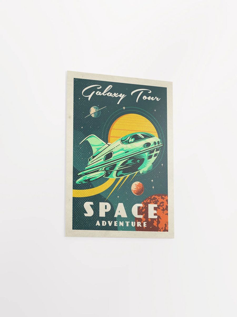Galaxy Tour. Space adventure — Vintage space poster product image (8)