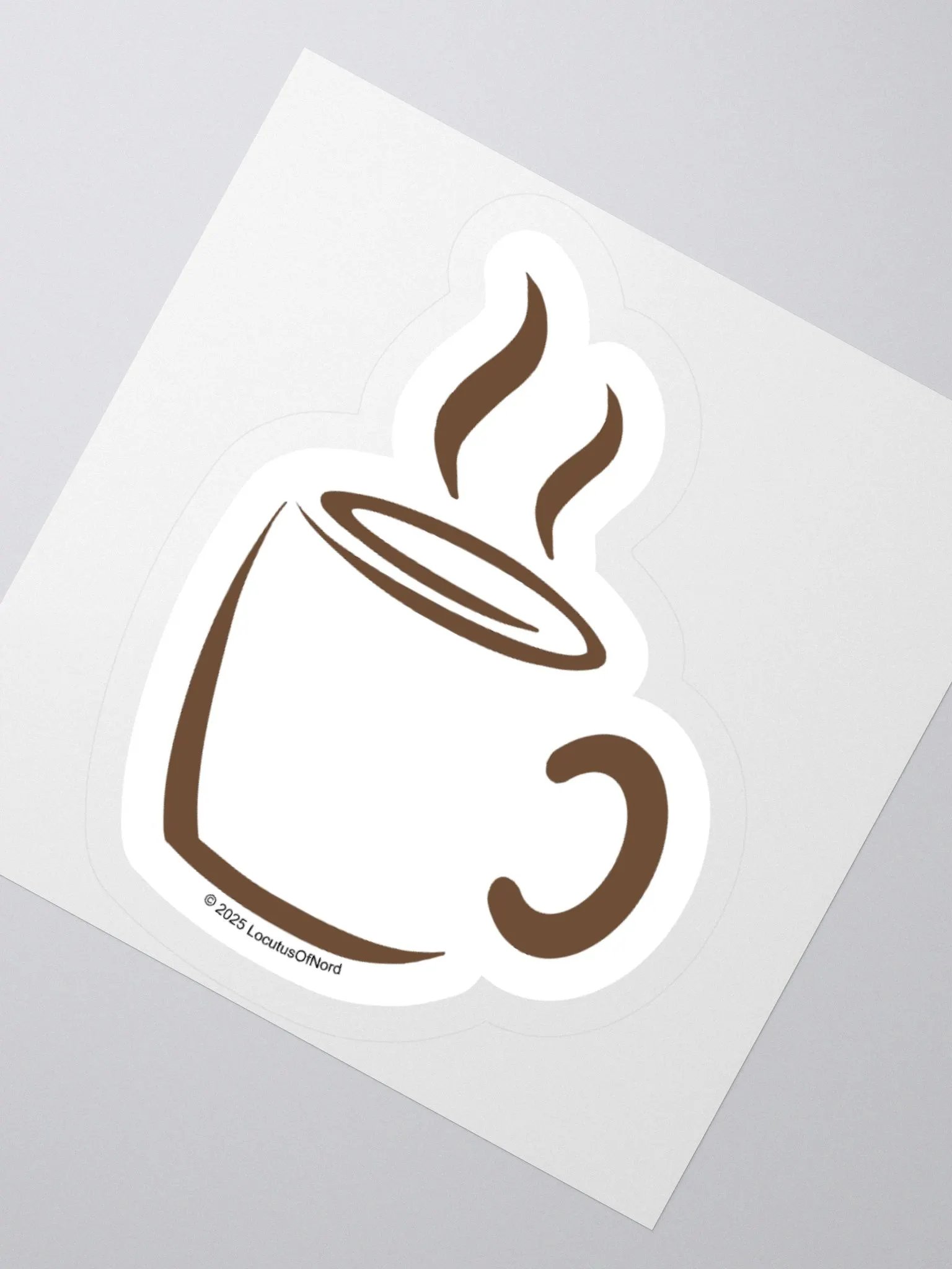 Hot Coffee Minimalist Sticker product image (5)