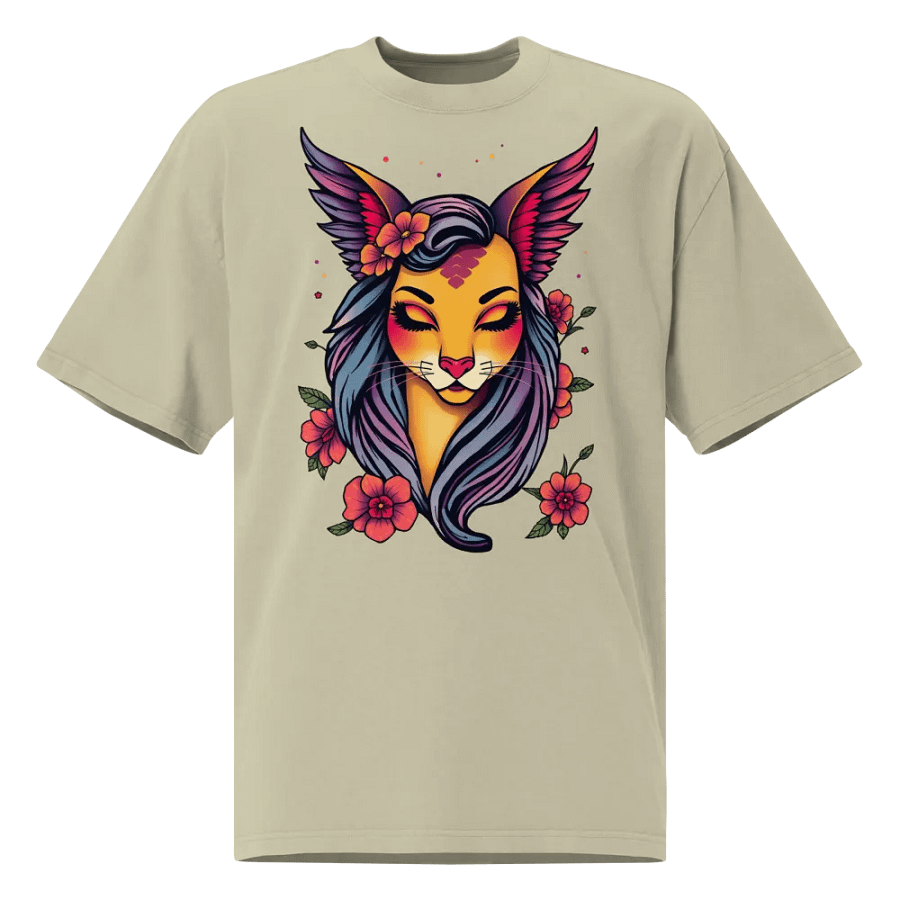 Feline Fantasy Oversized Tee product image (13)