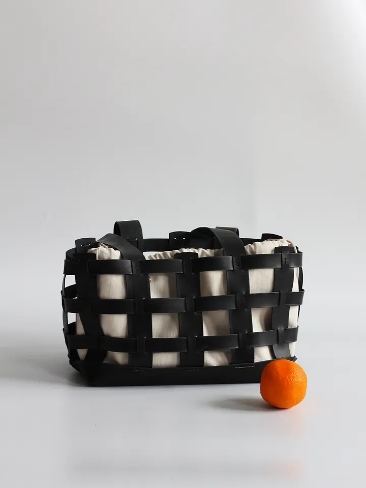 Vegetable Tanned Leather Caged Tote Bag - Large product image (1)