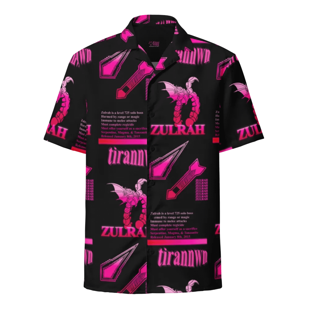 Valentines Zulrah Button Up (Black) product image (1)
