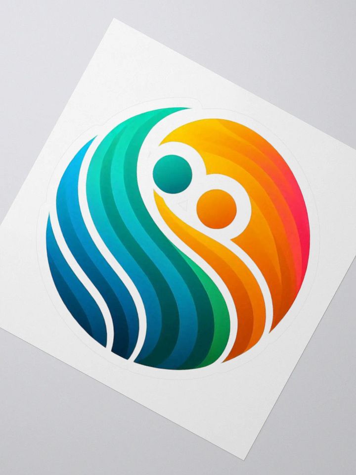 Harmony Swirls Kiss Cut Stickers product image (2)