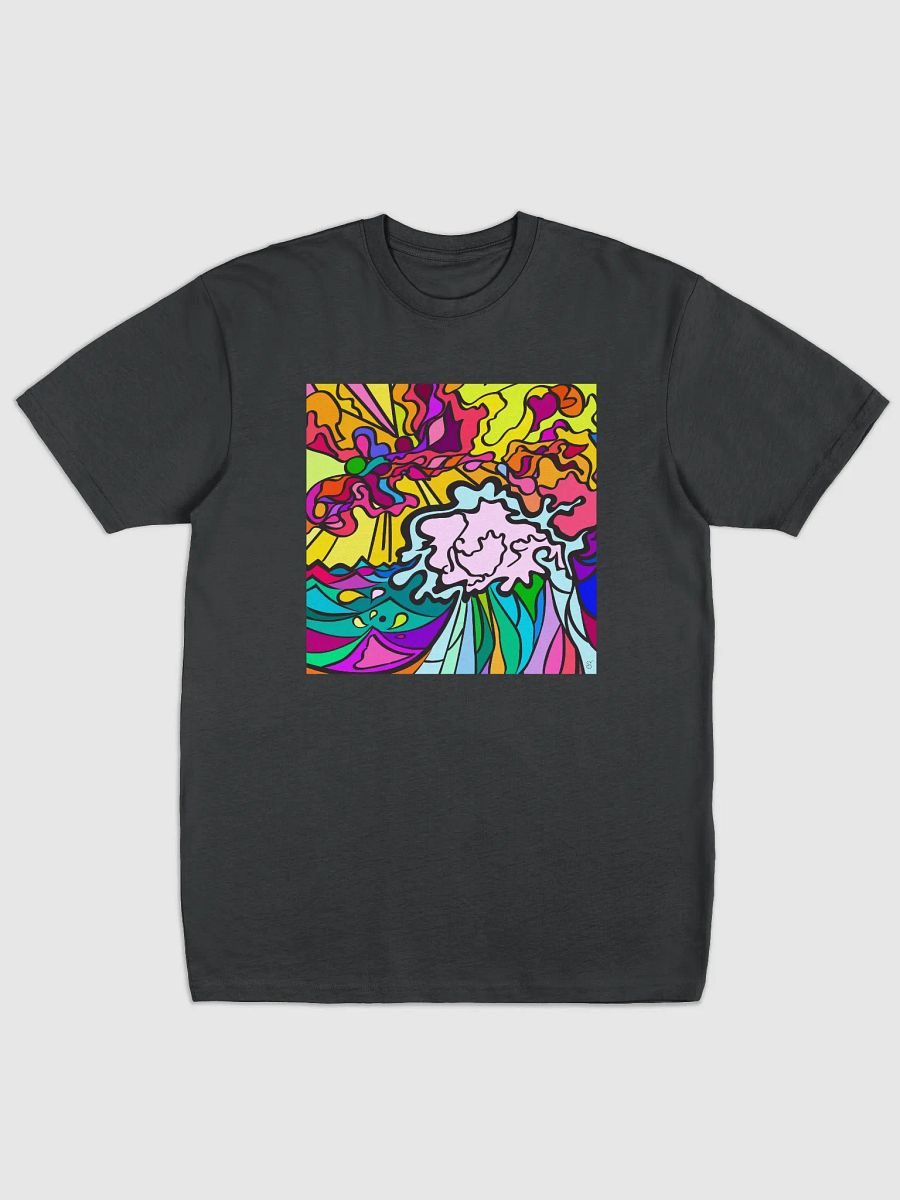 Vibrant Swirls Men's Tee – Wave at Sunset product image (1)