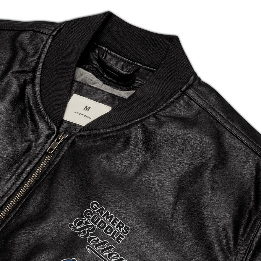 Gamers Cuddle Better Unisex Bomber Jacket product image (8)