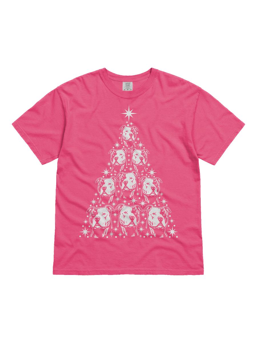 American Staffordshire Terrier(2) Christmas Tree T-Shirt product image (41)