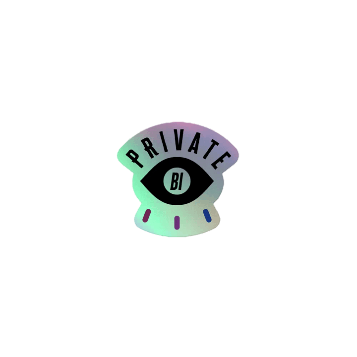 Private Bi Holographic Sticker product image (1)