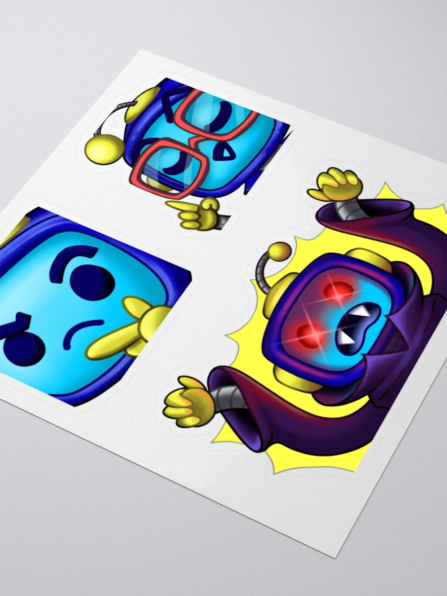 Sticker Sheet - Foxo Collection #3 (Think, Actually, Vamp) product image (3)