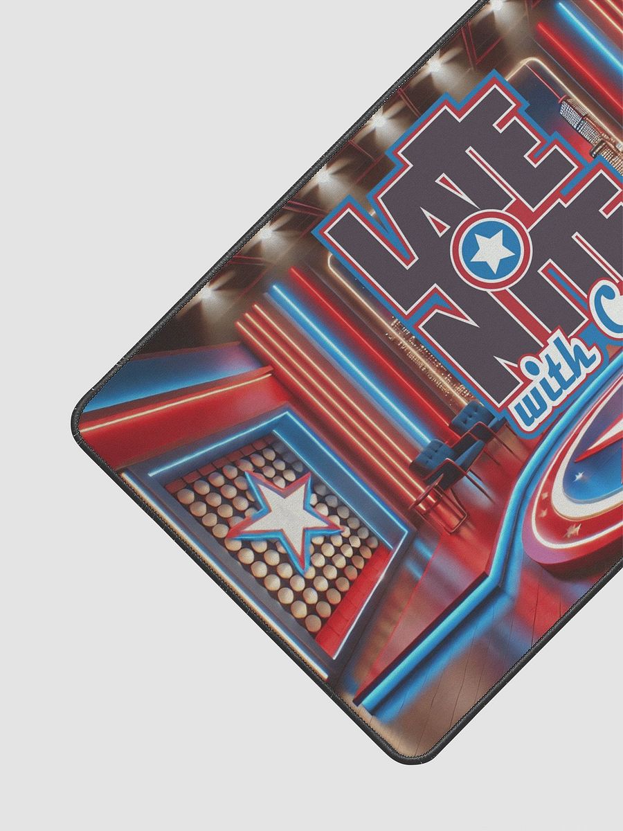 Late Night with Cap Desk Mat - 12"x22" product image (3)