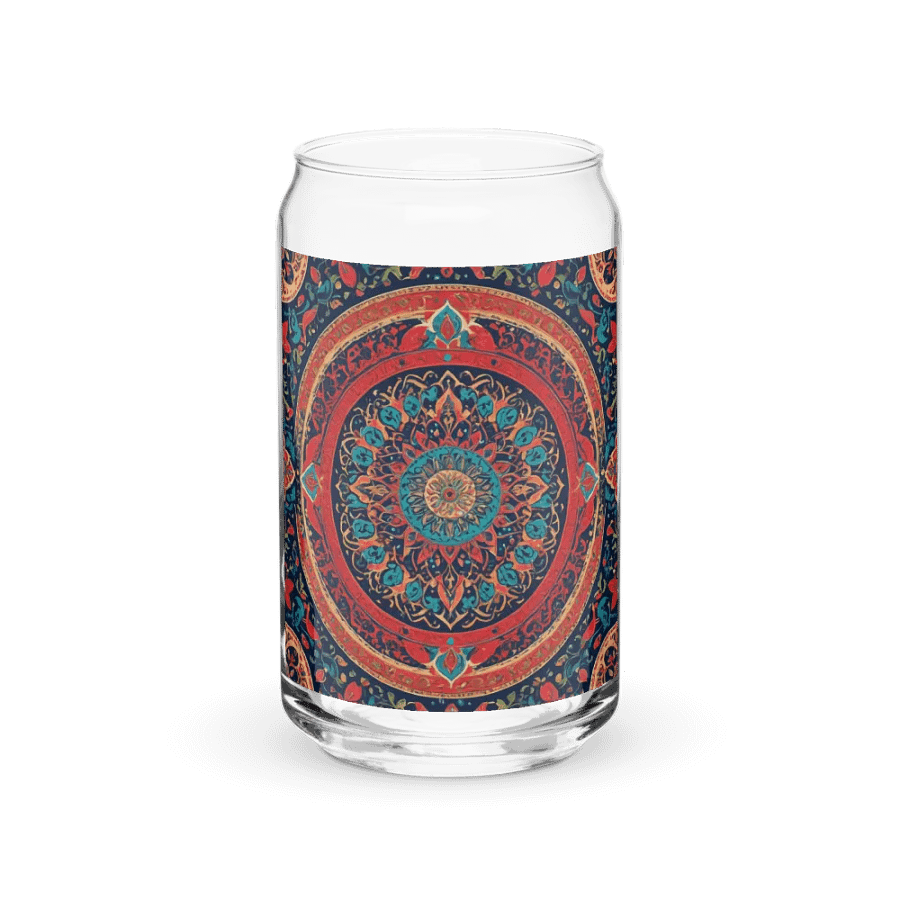 Glass with Persian Carpet Design Mix of Beautiful Colors product image (2)
