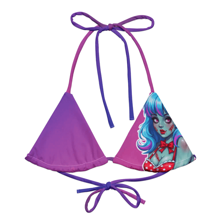 Zombie Pinup Illustrated Bikini Top product image (1)