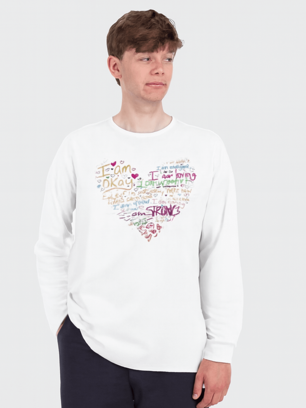 Affirmation Heart Long Sleeve T-Shirt product image (1)