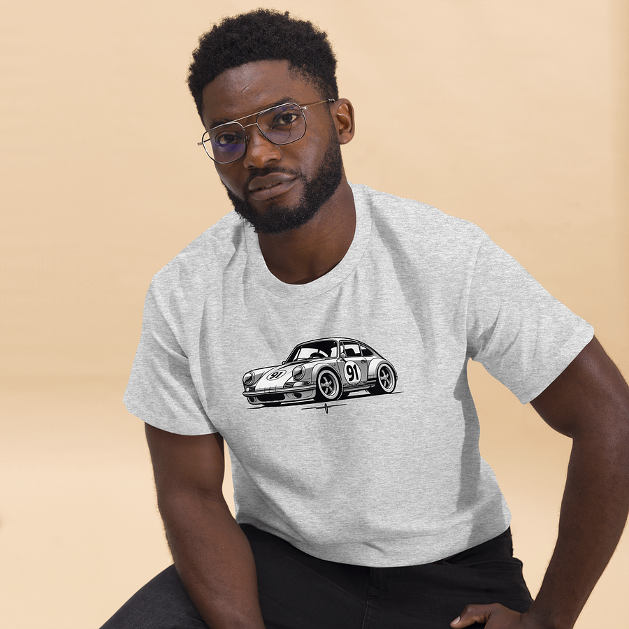 Retro Race Car Porsche 911 T-Shirt product image (74)