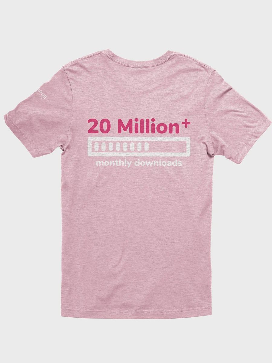 Temurin 20 Million + Monthly Downloads T-shirt - Orchid product image (2)