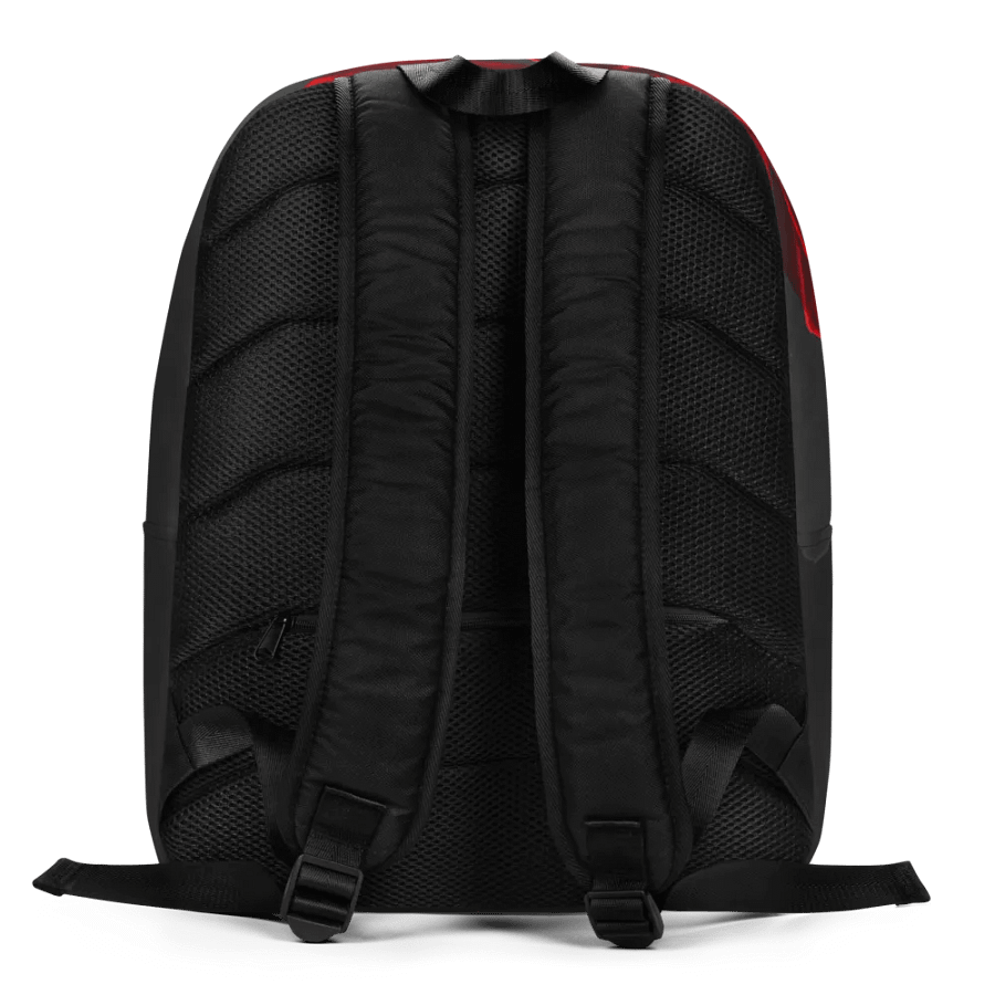 Wait For Me Red Carnation Minimalist Backpack product image (8)