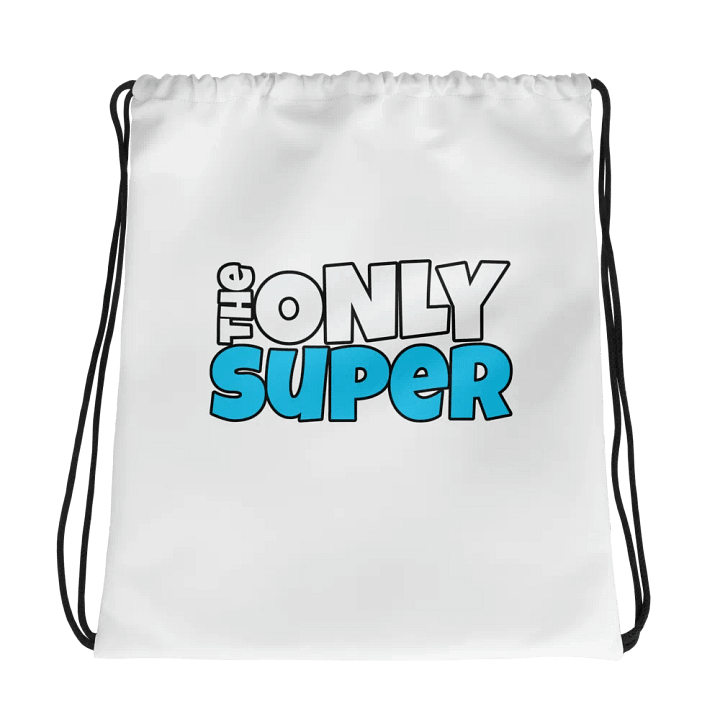 TheOnlySuper - Draw String Bag - White product image (1)