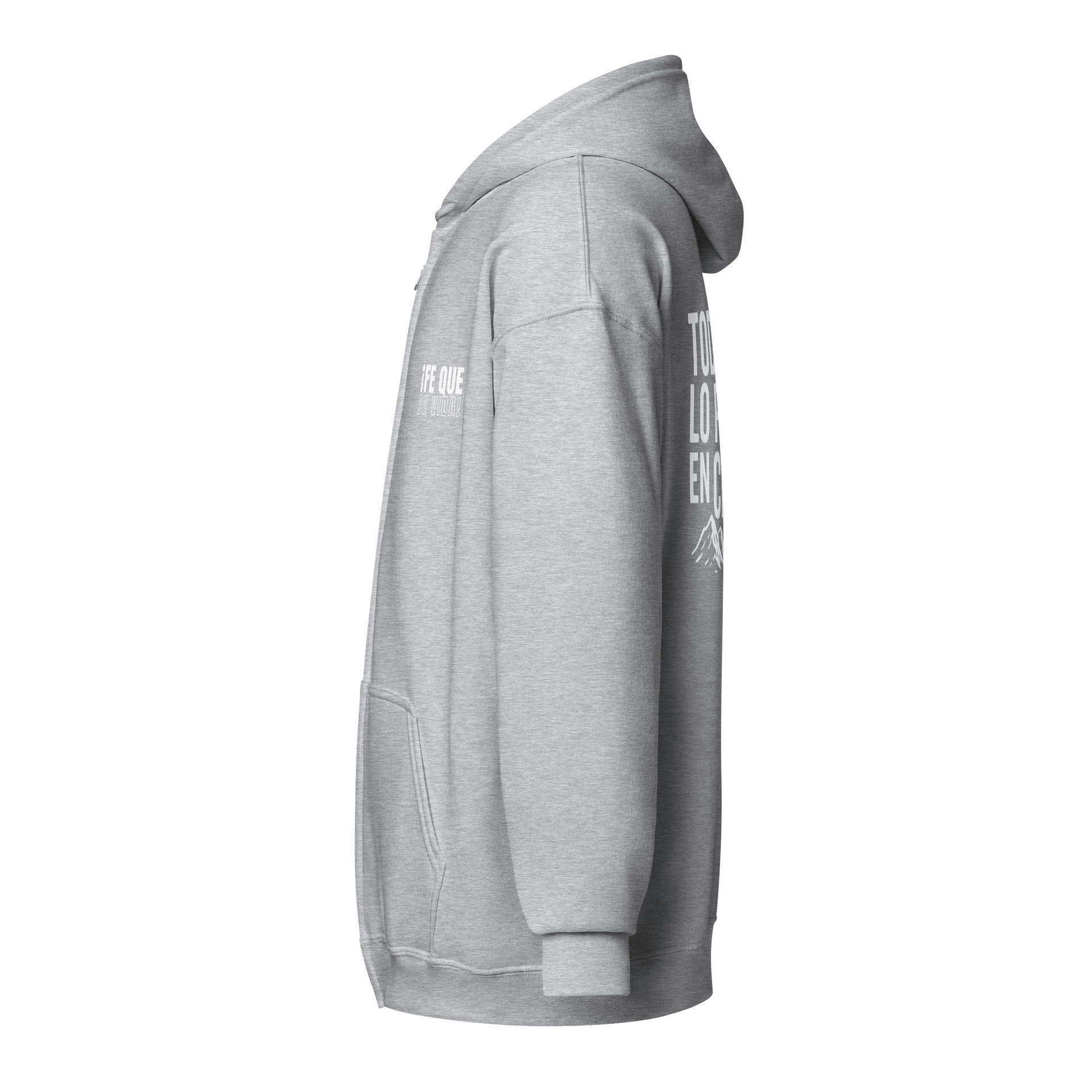 Sudadera Unisex con Capucha y Cremallera | Todo lo puedo en Cristo product image (3)