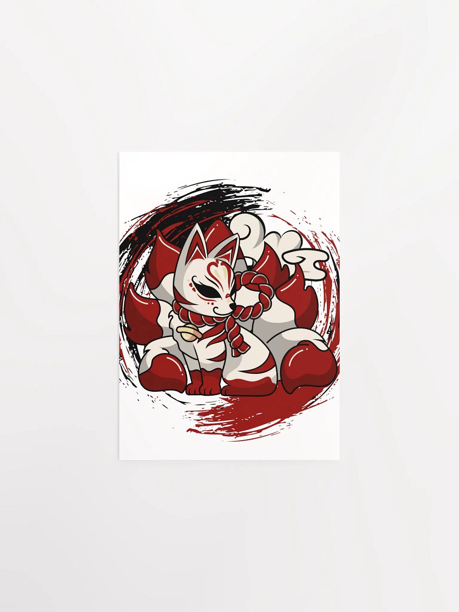 Poster BlooD Kitsune avec contour logo product image (1)