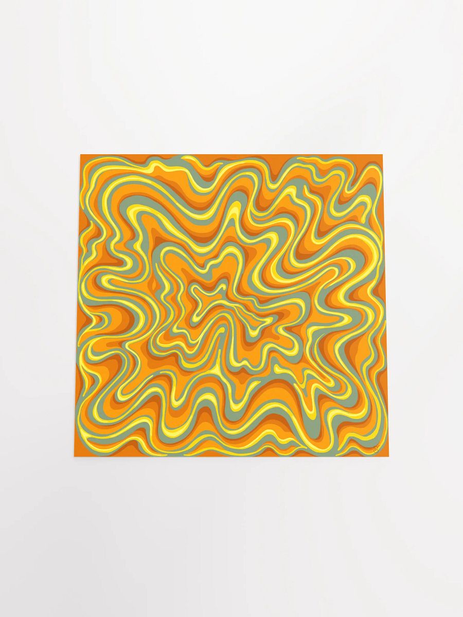 Radiant Swirls Matte Poster - Stone No. 4 product image (4)