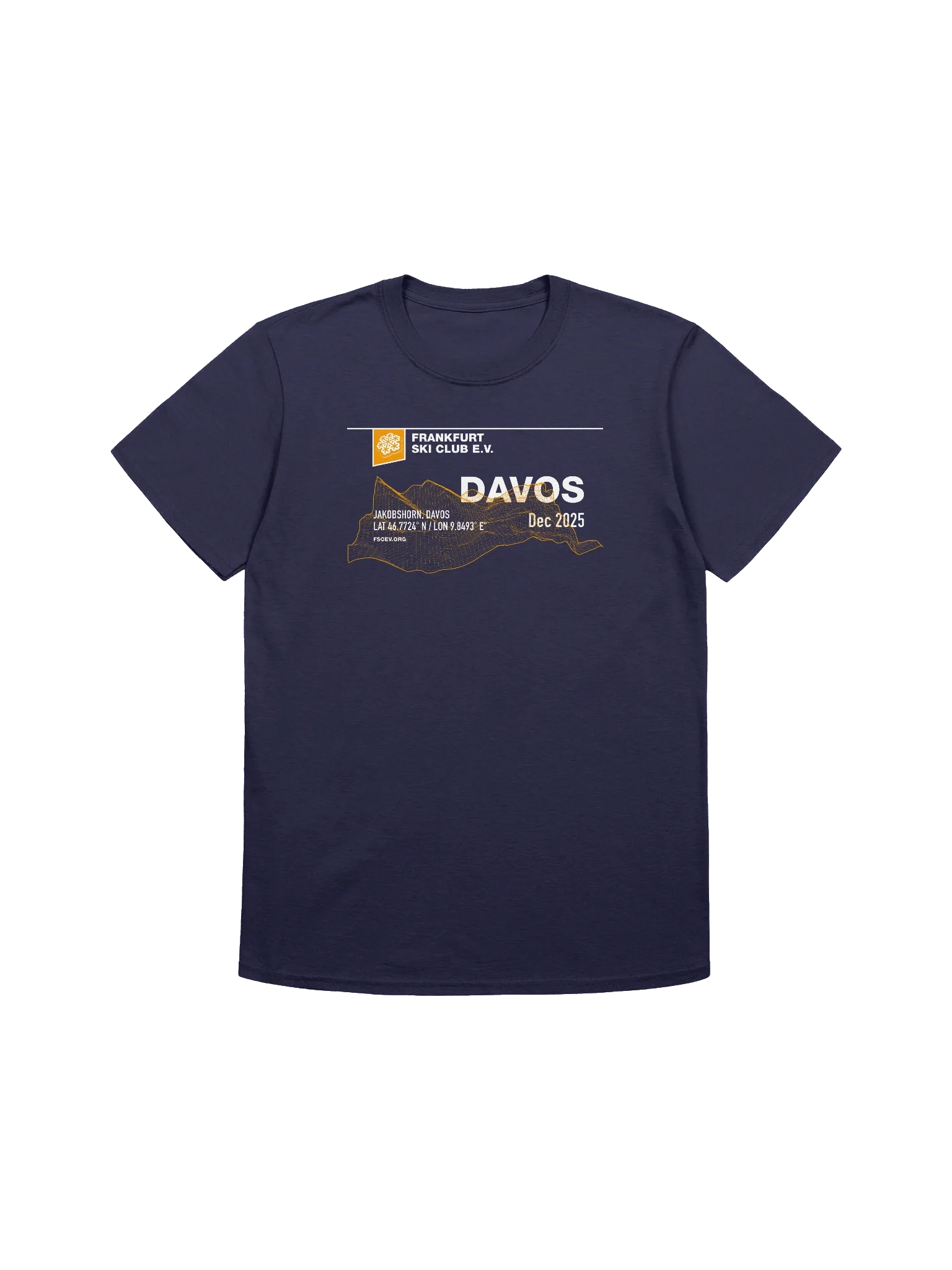Davos / Jakobshorn Coordinates (front only print) product image (7)