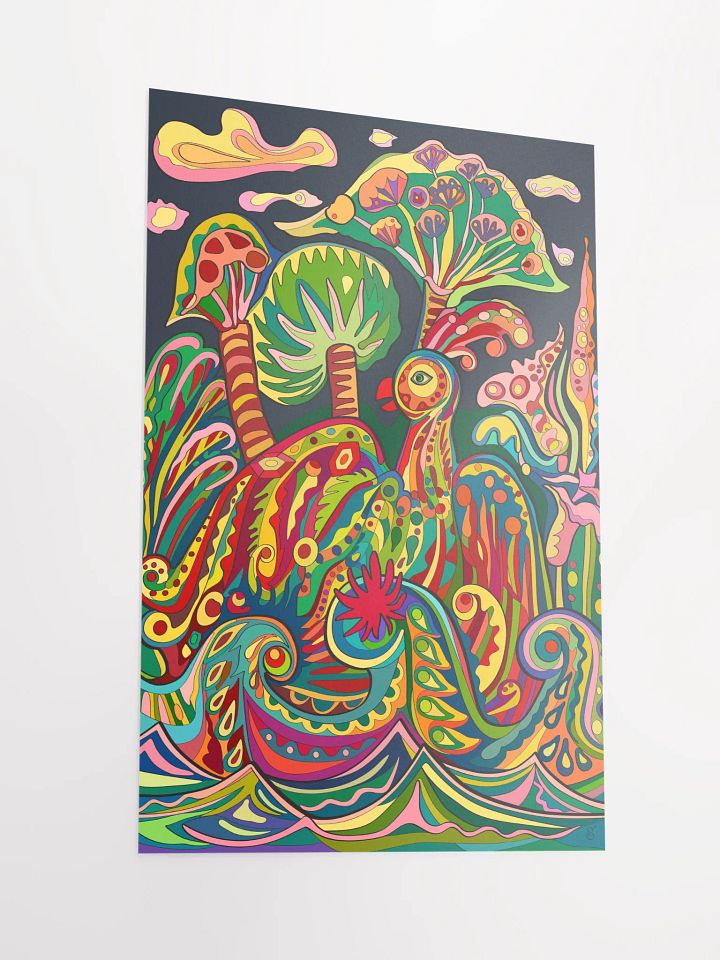 Vibrant Matte Paper Poster - Loro Park Bird product image (2)