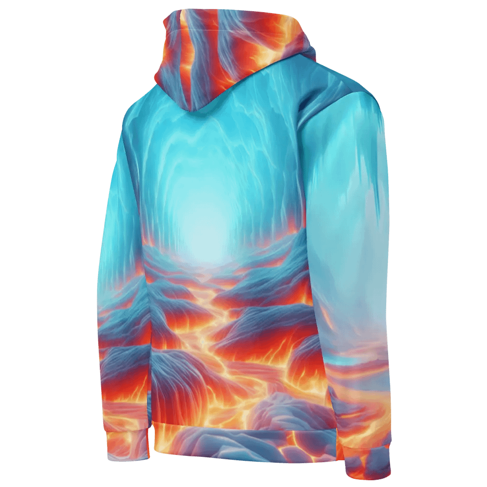 Fire and Ice - Vivid Glacial Lava Cascade #35 product image (7)