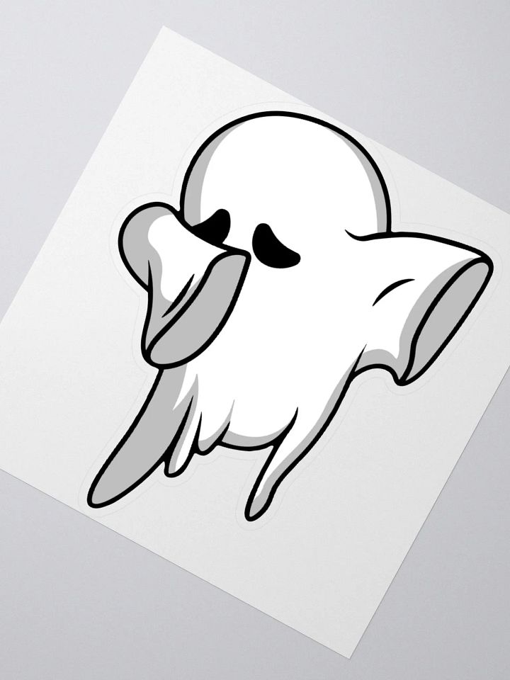 Whimsical Ghost Kiss Cut Stickers product image (2)