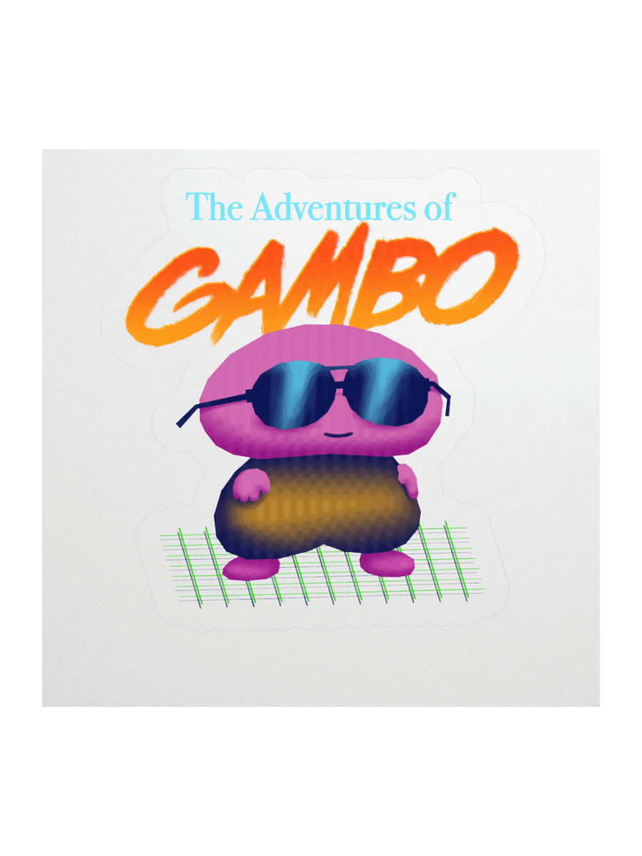 The Adventures of Gambo Sticker product image (2)