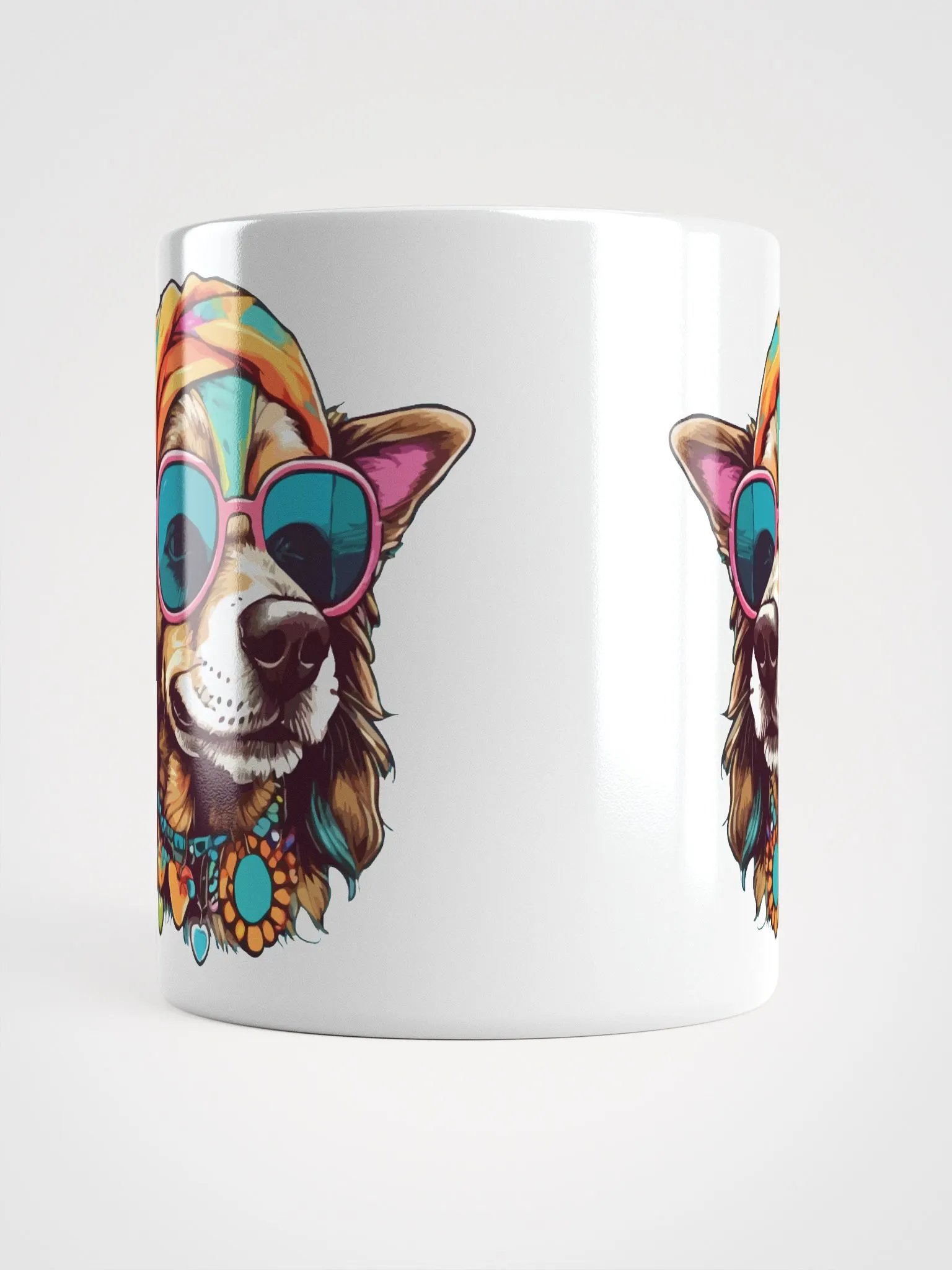 Hippie Dog 10 , Mug product image (9)
