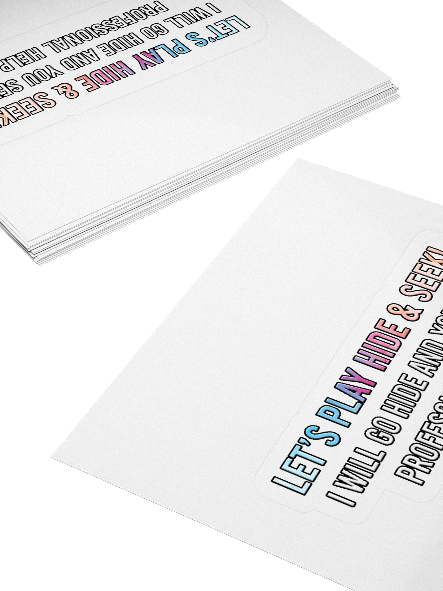Hide and Seek - Sticker product image (4)