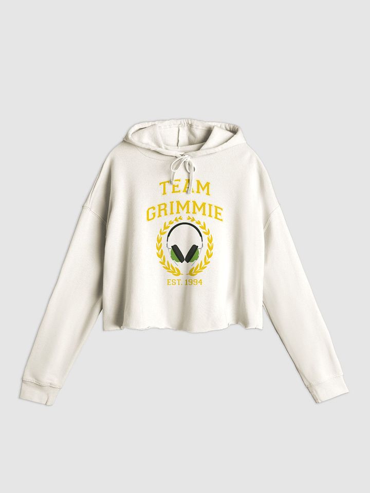 Team Grimmie Varsity Cropped Hoodie product image (1)