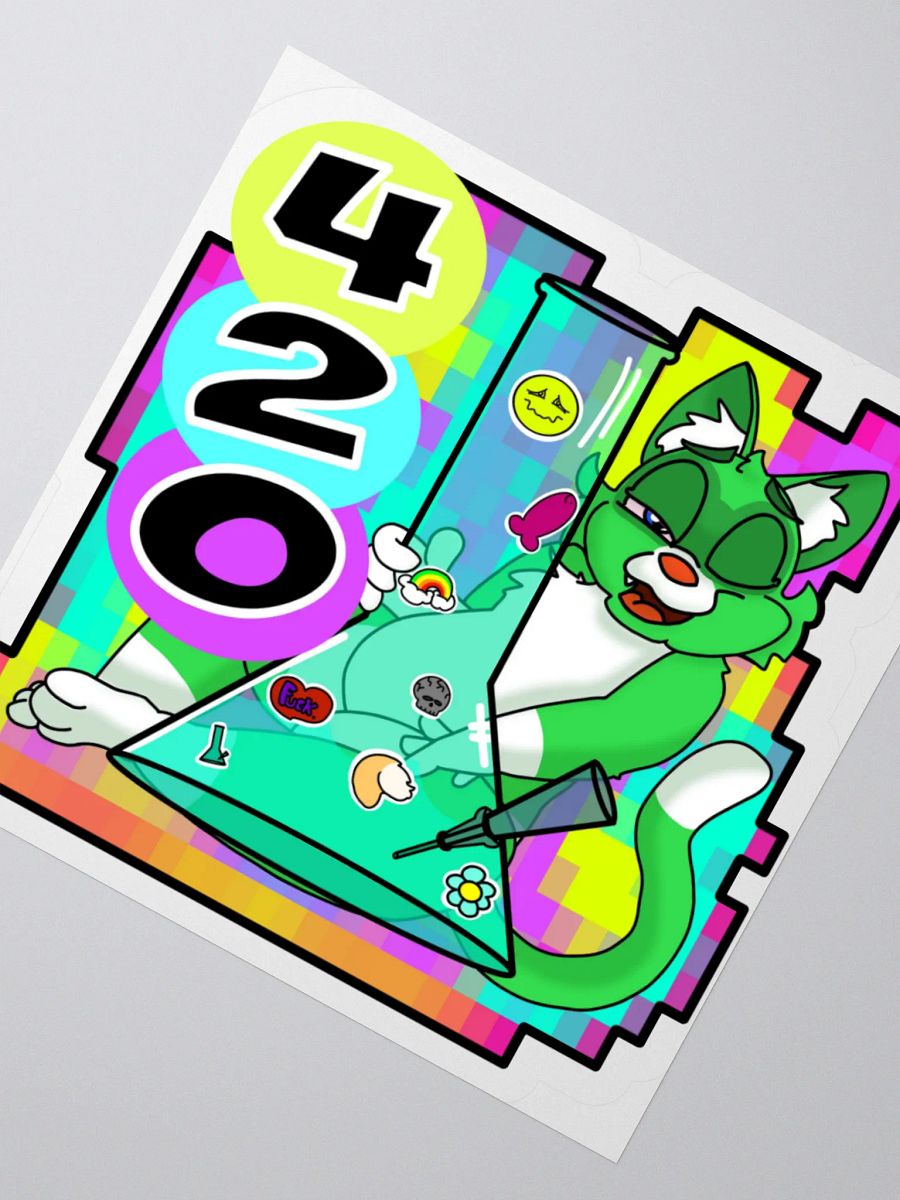 d20 Bong Pinup 2025 Sticker product image (4)