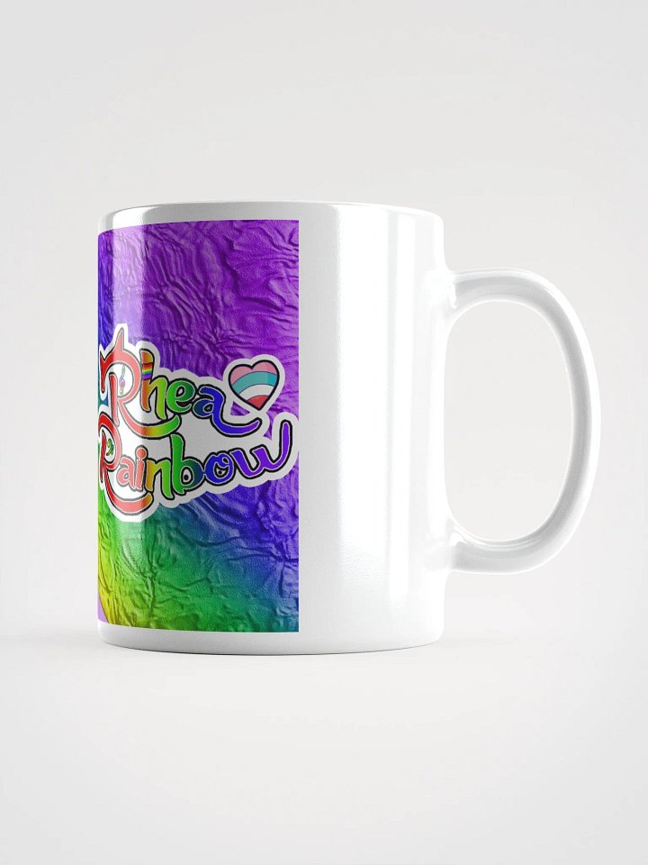 🌈Rhea Rainbow White Ceramic Mug product image (1)