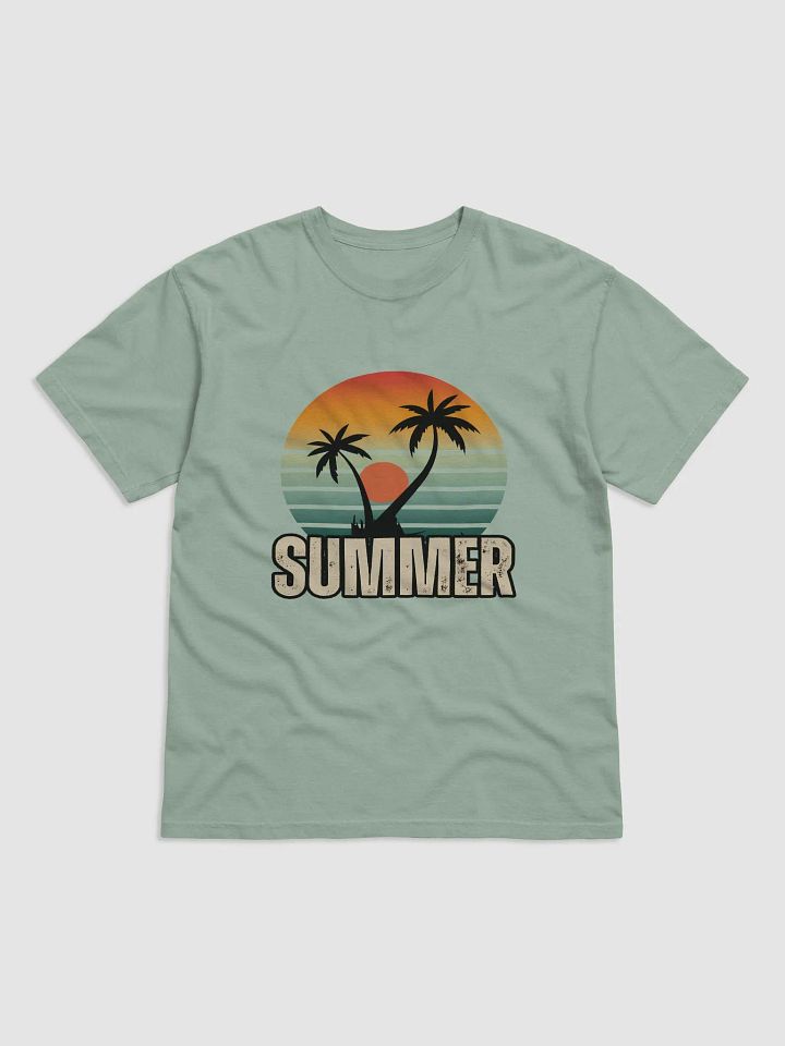 Sunset Palms Summer Vibes T-Shirt product image (4)