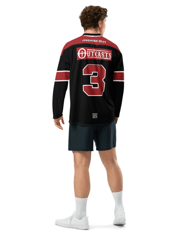 Outcasts Hockey Jersey Red/Black product image (3)