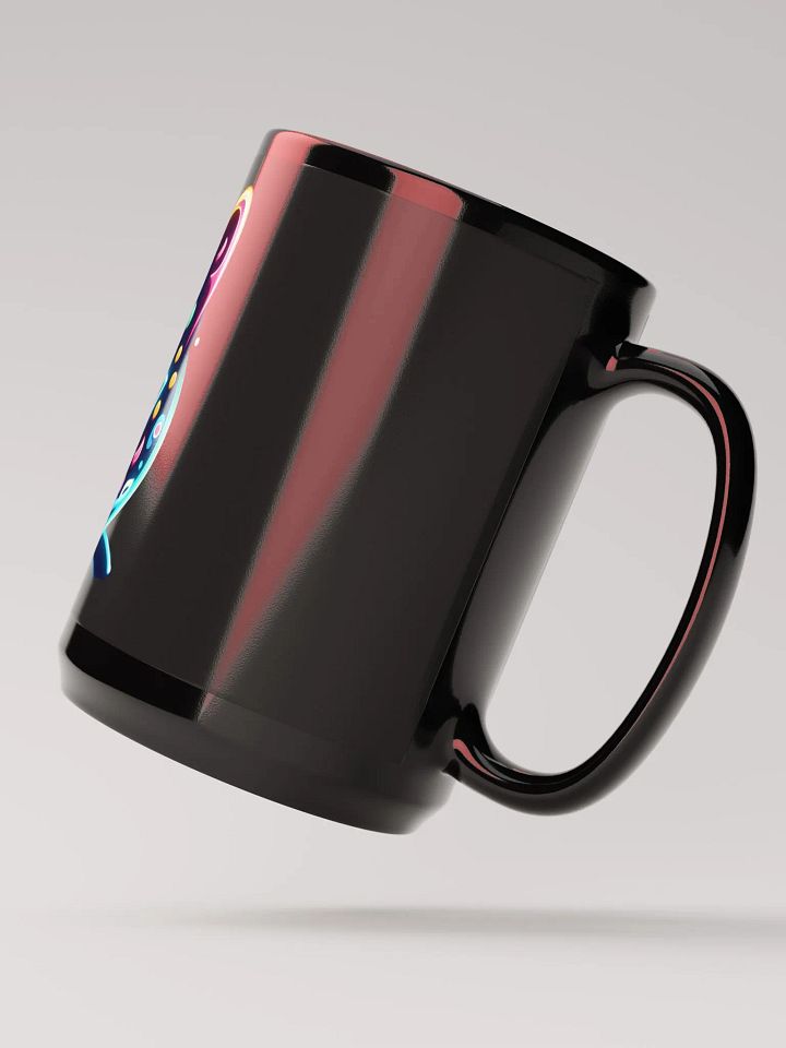 Neon Cat Sugar Skull Mug product image (2)