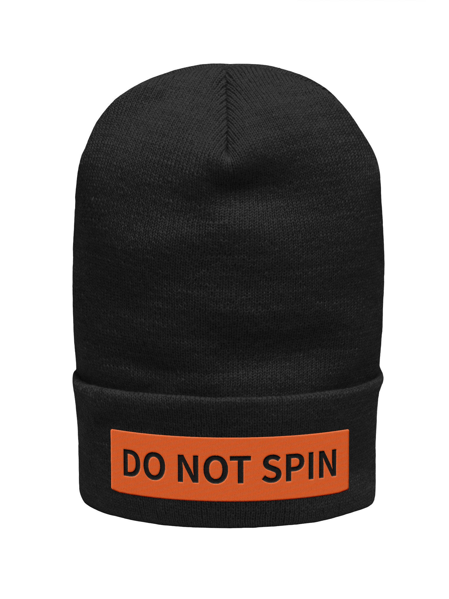 DO NOT SPIN label embroidered beanie product image (13)