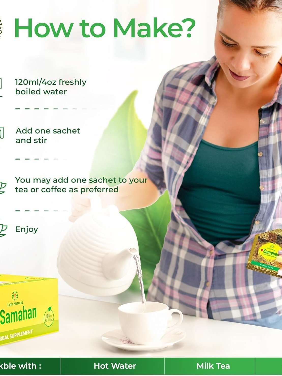 SAMAHAN Ayurvedic Herbal Tea Packets. product image (5)