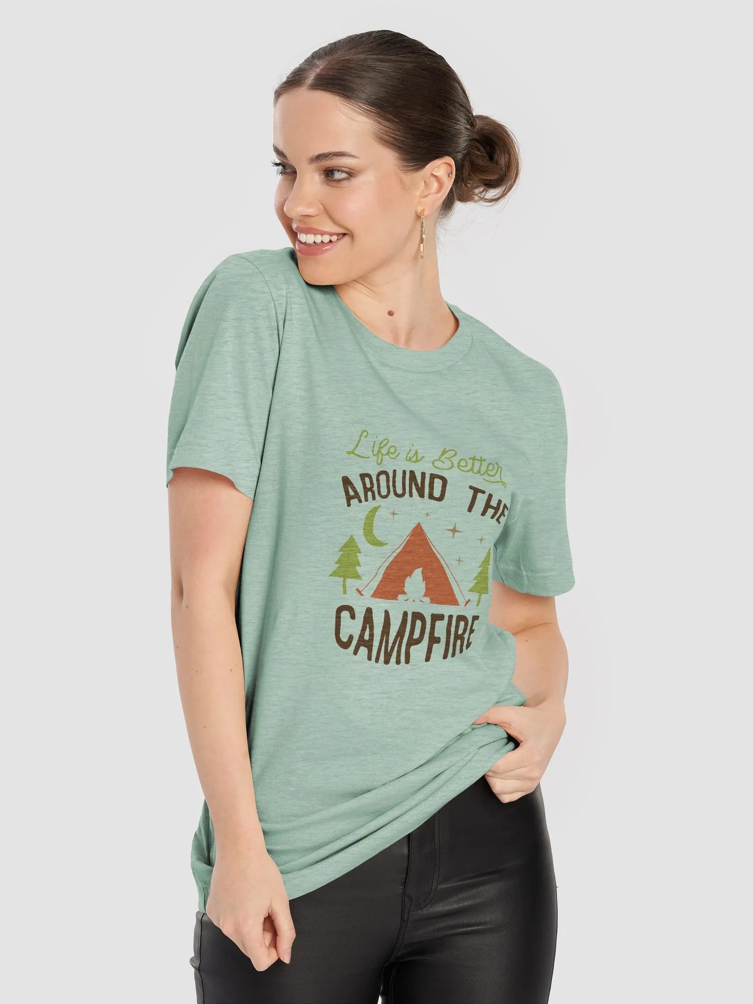 Life is Better Around the Campfire - Ladies Soft Tee product image (88)