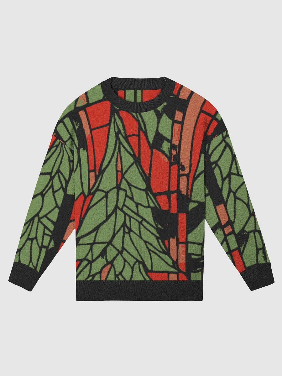 Abstract Christmass Tree Relaxed Fit Sweater (Exclusive) product image (3)